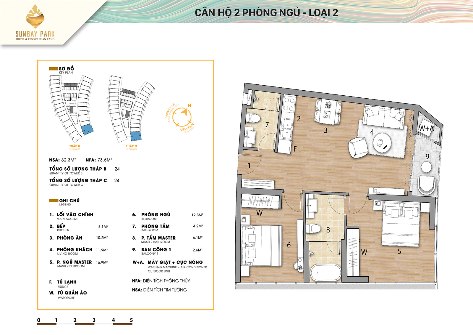 Thiết kế căn hộ sunbay park ninh thuận